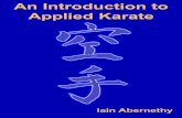 Introduction to Applied Karate - Iain Abernethy · An Introduction to Applied Karate: The Four Stage Approach by Iain Abernethy Page 4 Introduction to the Four Stages T he first stage