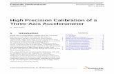 AN4399, High Precision Calibration of a Three-Axis Accelerometer …d3i5bpxkxvwmz.cloudfront.net/articles/2013/03/22/High... · 2013-03-22 · High Precision Calibration of a Three-Axis