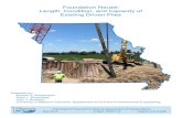 Foundation Reuse: Length, Condition, and Capacity of ...predictions from historical records, performed various geophysical test methods to predict pile length and potentially identify