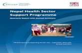 Nepal Health Sector Support Programme · 2017-10-28 · 6 1. Introduction The Nepal Health Sector Support Programme (NHSSP) is pleased to submit its combined quarterly report for