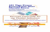 Conference Calls Unlimited Excerpt especially for …...101 Tips Every PowerPoint User Should Know iii About the Author Ellen Finkelstein has been teaching and writing about PowerPoint