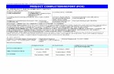 PROJECT COMPLETION REPORT (PCR) · 2019-06-29 · PROJECT COMPLETION REPORT (PCR) A. PROJECT DATA AND KEY DATES I. BASIC INFORMATION Project Number: ... FOREST PLANTATION DEVELOPMENT