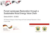 Forest Landscape Restoration through a Sustainable Wood … · 2020-02-12 · FAO National Dialogue on Wood Energy and Forest Landscape Restoration in Ghana 27-28.01.2020 Forest Landscape