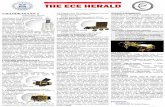 THE ECE HERALD ECE...PAGE 1 NIT ANDHRA PRADESH VOLUME 2 ISSUE 1 THE ECE HERALD The Official ECE Newsletter Issue date: 5th August, 2019 CHANDRAYAAN 2-Pedada Vaibhav (981423)-Alaya