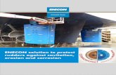 ENECON solution to protect rudders against cavitation ... · corrosion, erosion and cavitation. The use of Enecon polymers guarantees the possibility to restore and protect metal