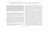 A pipelined adaptive lattice filter architecture - Signal ...€¦ · IEEE TRANSACTIONS ON SIGNAL PROCESSING, VOL.41, NO. 5, MAY 1993 I925 A Pipelined Adaptive Lattice Filter Architecture