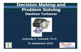 Gabrielle-Decision Making and Problem Solvinggabrielleconsulting.com/docs/Gabrielle-Turbocor-DecisionMaking.pdf · Thinking Skills Associated with CPS Diagnostic Making a careful