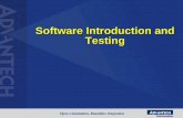 Software Introduction and Testing - Advantechdownloadt.advantech.com/ProductFile/Downloadfile1/EI... · 2017-08-03 · manual One can use ... - Utility for installation and testing