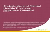 Christianity and Mental Health: Theology, Activities ... · Christianity and mental health: theology, activities, potential • Mixed anxiety and depression causes an estimated one