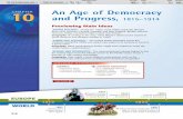An Age of Democracy and Progress, 1815–1914 · An Age of Democracy and Progress, 1815–1914 Previewing Main Ideas During the 1800s, Great Britain gradually allowed three of its