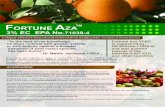 fortunebiotech.comfortunebiotech.com/documents/brochure-FortuneAza.pdfoutdoor ornamentals and agricultural crops such as sugarcane, paddy, cotton and tea. hormone Fortune Aza 30/0EC
