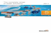 The complete range of water solutions 2011...2 Characterised control valves Pressure-independent characterised control valves KR LR / LRF / NRFD NR / NRF SR / SRF Running times Control