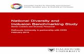 National Diversity and Inclusion Benchmarking Study · 2019-02-22 · The Canadian Centre for Diversity and Inclusion (CCDI) is a made-in-Canada solution designed to support those