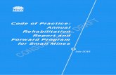 Code of Practice: Annual Rehabilitation Report and Forward … · 2018-07-30 · • Rehabilitation Cost Estimation Tool Handbook, June 2017 • Form ESF2: Rehabilitation Completion