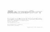 Google Cardboard & Virtual Reality   3.0 Google Cardboard Google cardboard is a wearable device