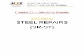 Chapter 11 – Structural Repairs SECTION 01 STEEL REPAIRS (SR-ST) SR-ST.pdf · 2019-06-14 · SR-ST(FR)-101 VERSION STRUCTURAL REPAIRS 1.01 08/11/2017. 1. MDSHA lab to locate ends
