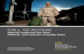 CALL TO ACTION - USC CIR · 2020-02-20 · CALL TO ACTION Making California the Most Military- and Veteran-Friendly State This Call to Action is based on collegial conversations,