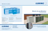 Waste air purification - Lubing · 2018-11-07 · Waste air purification for pig houses TechnicCube A TechnicCube supplies up to eight CleaningCubes. The demand of con-nected CleaningCubes