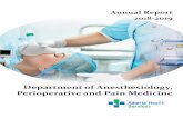 Department of Anesthesiology, Perioperative and Pain Medicine€¦ · 2 Department of Anesthesiology, Perioperative and Pain Medicine Department Structure and Organization Anesthetic