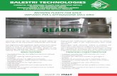 BALESTRI TECHNOLOGIES · 2020-01-10 · MADE IN ITALY Chemical plants for the reﬁ ning of gold alloys by Aqua regia or by inquartation method (by nitric acid). Two diﬀ erent styles
