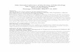 24th Annual Conference of the Society of Ethnobiology The ... · important plants as Ligusticum porteri (chuchupate), Helianthella quinquenervis (arareco), Psacalium decompositum