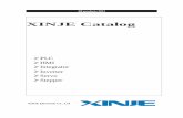 XINJE Catalog - Главнаяprimeta.com.ua/download/manual_plc/XINJE_Catalog_2012.pdfXINJE Electronic Co., Ltd XC3-42RT-E 24DI/18DO, 2channels transistor output, 22 channels relay