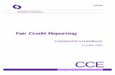 Fair Credit Reporting - Office of the Comptroller of the Currency · 2020-03-30 · Fair Credit Reporting 4 Comptroller's Handbook – Consumer furnishes information from outside