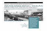 TEXAS PRESERVATION GUIDELINES REMEMBERING TEXAS · TEXAS PRESERVATION GUIDELINES REMEMBERING TEXAS GUIDELINES FOR HISTORICAL RESEARCH ... Remember to keep things in perspective, however.
