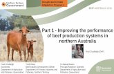 Improving the performance of beef enterprises in northern Australia · 2020-01-03 · Part 1 - Improving the performance of beef production systems in northern Australia Drought and