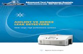 AGILENT VS SERIES LEAK DETECTORS · Leak detector can be located outside cleanroom to prevent contamination • Multiple channels for use of one remote with up to twenty leak detectors.