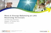 Mass & Energy Balancing at LNG Receiving Terminals · 2015-04-14 · Exaquantum Batch @ LNG Receiving Terminals Automatic status -based batch-based collection of information for the