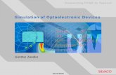 Simulation of Optoelectronic Devices - NUSODSimulation of optoelectronic devices-3- Silvaco Background Founded in 1984 by Dr. Ivan Pesic Market Leader in SPICE Simulation, TCAD, and