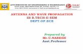 ANTENNA AND WAVE PROPAGATION III B.TECH-II …avniet.ac.in/wp-content/uploads/2019/04/ANTENNA-AND-WAVE...What is an Antenna? An antenna is a way of converting the guided waves present