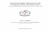 SATHYABAMA INSTITUTE OF SCIENCE AND TECHNOLOGY · 2018-03-13 · questions. The aesthetic sensitivity test measures perception, imagination and observation, creativity and communication