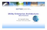 Utility Enterprise Architecture Enterprise... · 2019-06-05 · Utility Enterprise Architecture: Best Practices Dr. Gerald R. Gray Principal Technical Leader