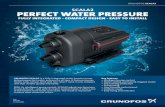 SCALA2 PERFECT WATER PRESSURE · 2018-10-11 · GRUNDFOS SCALA2 is a fully integrated water booster pump delivering perfect water pressure to all taps. It features pump, motor, tank,