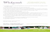 Club tournament form & rules 2016 - Wickwoods...Hotel & Spa, Shaves Wood Lane, Albourne, Hassocks, West Sussex BN6 9DY Wickwoods TOURNAMENT ENTRY FORM COUNTRY CLUB, HOTEL & SPA ' The