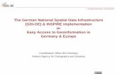 The German National Spatial Data Infrastructure (GDI-DE ... Main goal of GDI-DE 3 GDI-DE is supporting