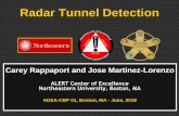 Radar Tunnel Detection · Underground tunnels present both military and homeland security threats: • Transit routes for trafficking drugs, people and weapons • Detonation access