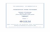 SRM Curricula 2018 Vol1srmimt.net/wp-content/uploads/2015/04/SRM_Curricula_2018... · 2018-07-19 · SRM Institute of Science & Technology – Academic Curricula (2018 Regulations)