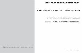 OPERATOR'S MANUAL - Furuno USA...For 60 years FURUNO Electric Company has enjoyed an enviable reputation for quality marine electronics equipment. This dedication to excellence is