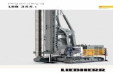 Piling and drilling rig - Liebherr Group · 2020-02-20 · Above drilling depths take into account that an auger cleaner is used and the cardan joint has been removed. Above drilling