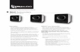 Instruction Guide and Owner’s Manual · 2017-03-20 · Instruction Guide and Owner’s Manual Slot Subwoofers SS-8 • SS-10 • SS-12 Description The Slot Subwoofer series was