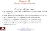 Chapter 12 Three Phase Circuits Chapter Objectivespayamzarbakhsh.com/images/PDF/Three-Phase-Circuits2.pdf · 2017-11-21 · Eeng 224 ‹#› Chapter 12 Three Phase Circuits Chapter
