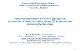 Vibration protection of NPPâ€™s piping from operational ... Piping Vibration Criterion and operational