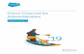 Omni-Channel for AdministratorsOMNI-CHANNEL FOR ADMINISTRATORS USER PERMISSIONS To set up Omni-Channel: • Customize Application To modify permission sets and profiles: • Manage