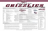 MONTANA GRIZZLIES€¦ · Catherine Orfanos Sr. Lake Forest, Ill. / Lake Forest HS Milica Panic So. Belgrade, Serbia / Sports Gymnasium Fr. San Diego, Calif. / Patrick Henry HS 2018