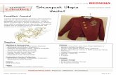 Steampunk Utopia Jacket - bernina.com · In the BERNINA Embroidery Software, open Steampunk Utopia 21021-01. Add Needle punch and move to start. Save As: Jacket front and write/machine