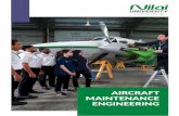 AIRCRAFT MAINTENANCE ENGINEERING...3 • Aircraft Learning FacilityThe hangar at Nilai University has 2 aircraft and relevant maintenance equipment for students to utilise during their