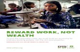 Reward Work, Not Wealth - summary · 8 Reward Work, not Wealth EXECUTIVE SUMMARY In 2016, annual share dividends from the parent company of fashion chain Zara to the world’s fourth-richest
